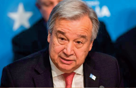 António Guterres, secrétaire général de l’ONU