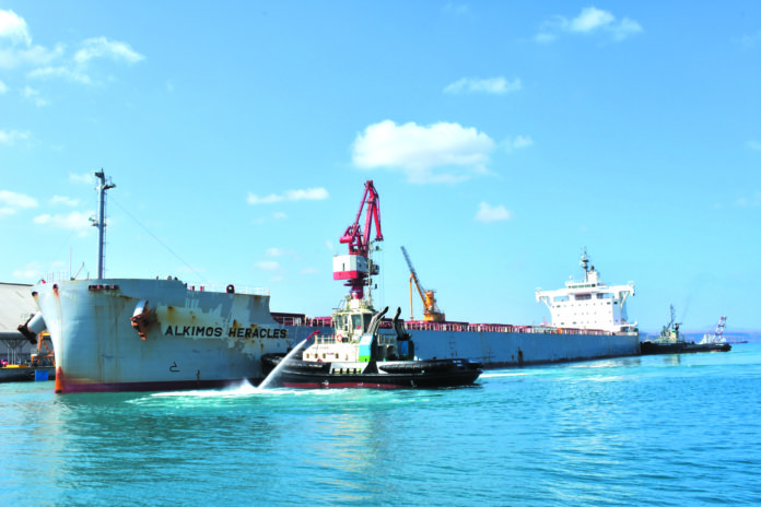 Arrivée du premier vraquier gros porteur à Djibouti