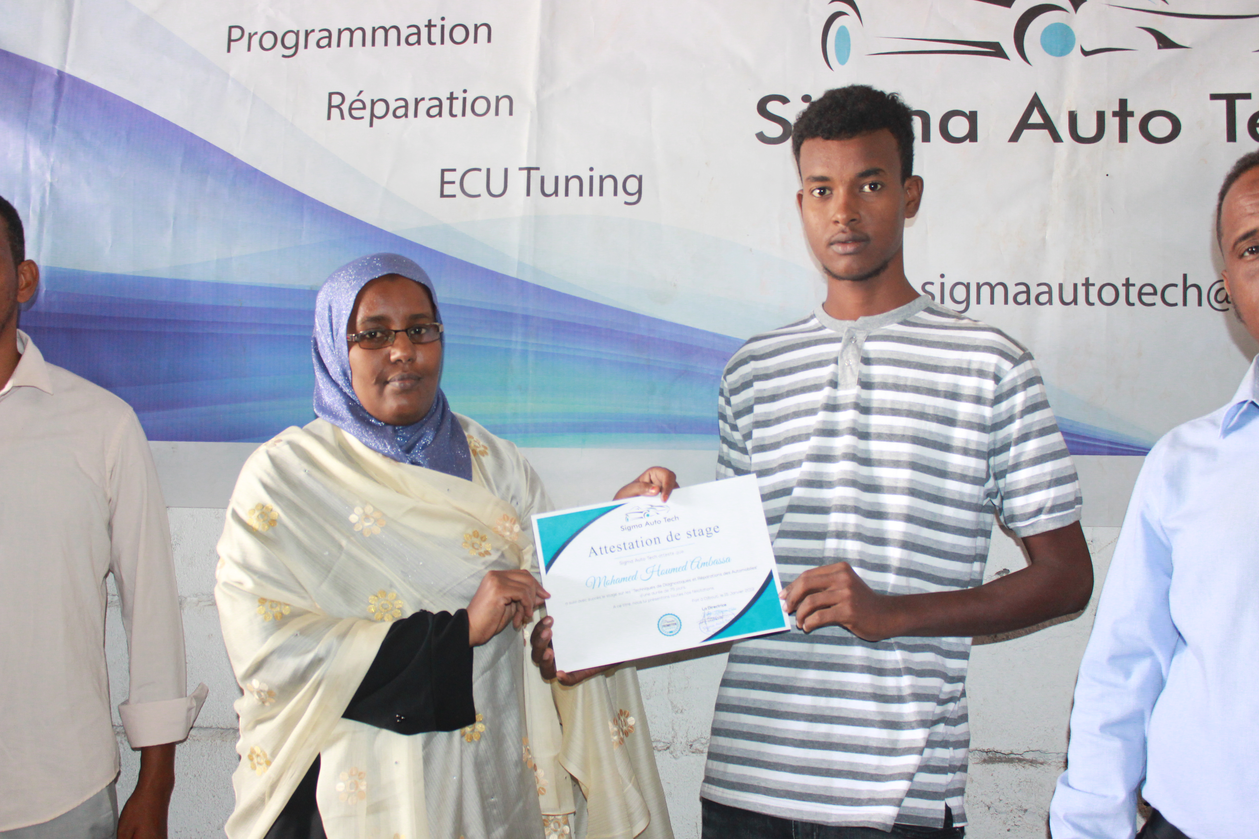 Formation des stagiaires du LIC : Sigma Auto Tech s’investit