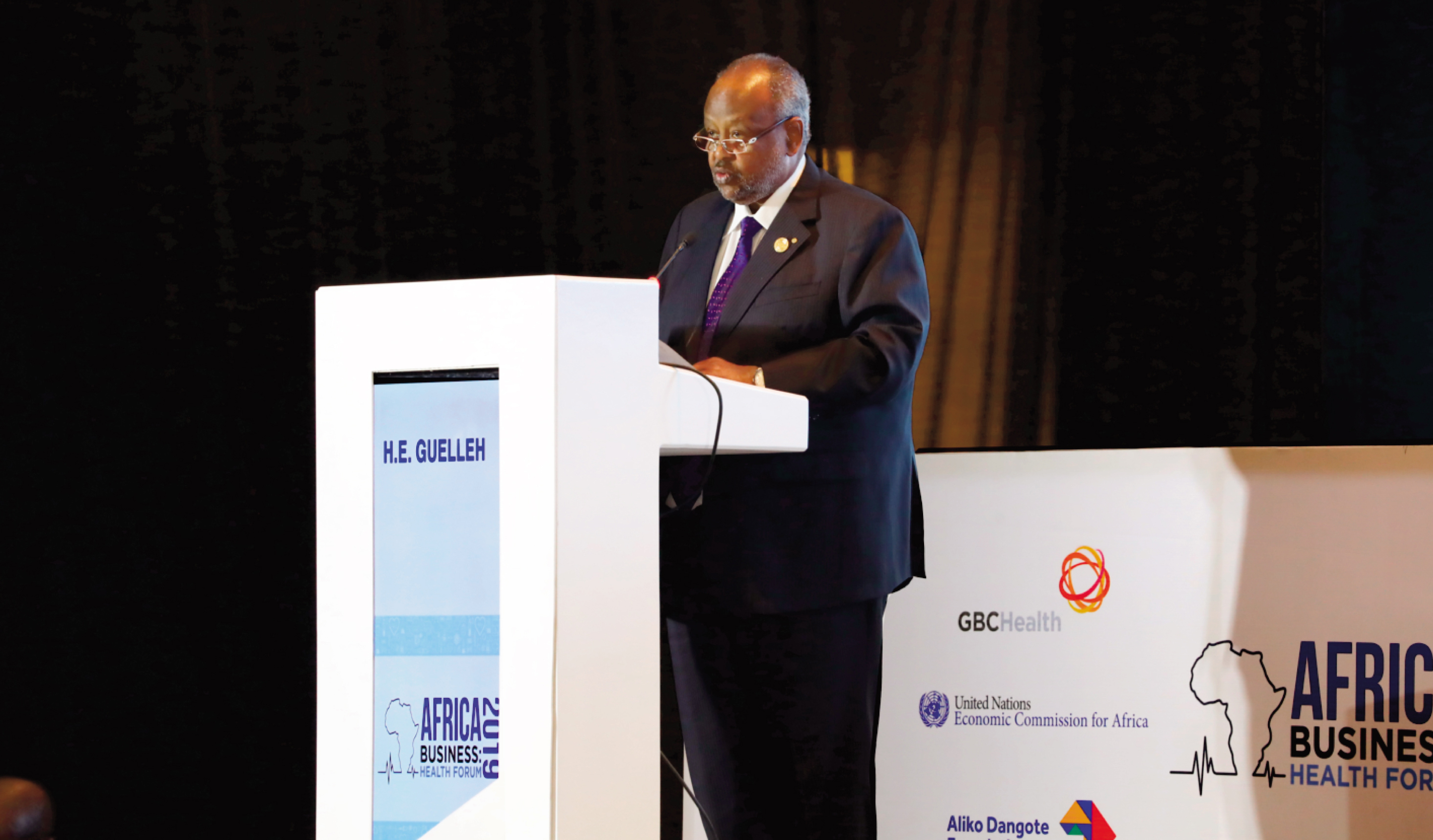 Forum sur la santé et les affaires en Afrique : « Le partenariat public-privé doit être un cercle vertueux en Afrique », déclare le Président de la République de Djibouti