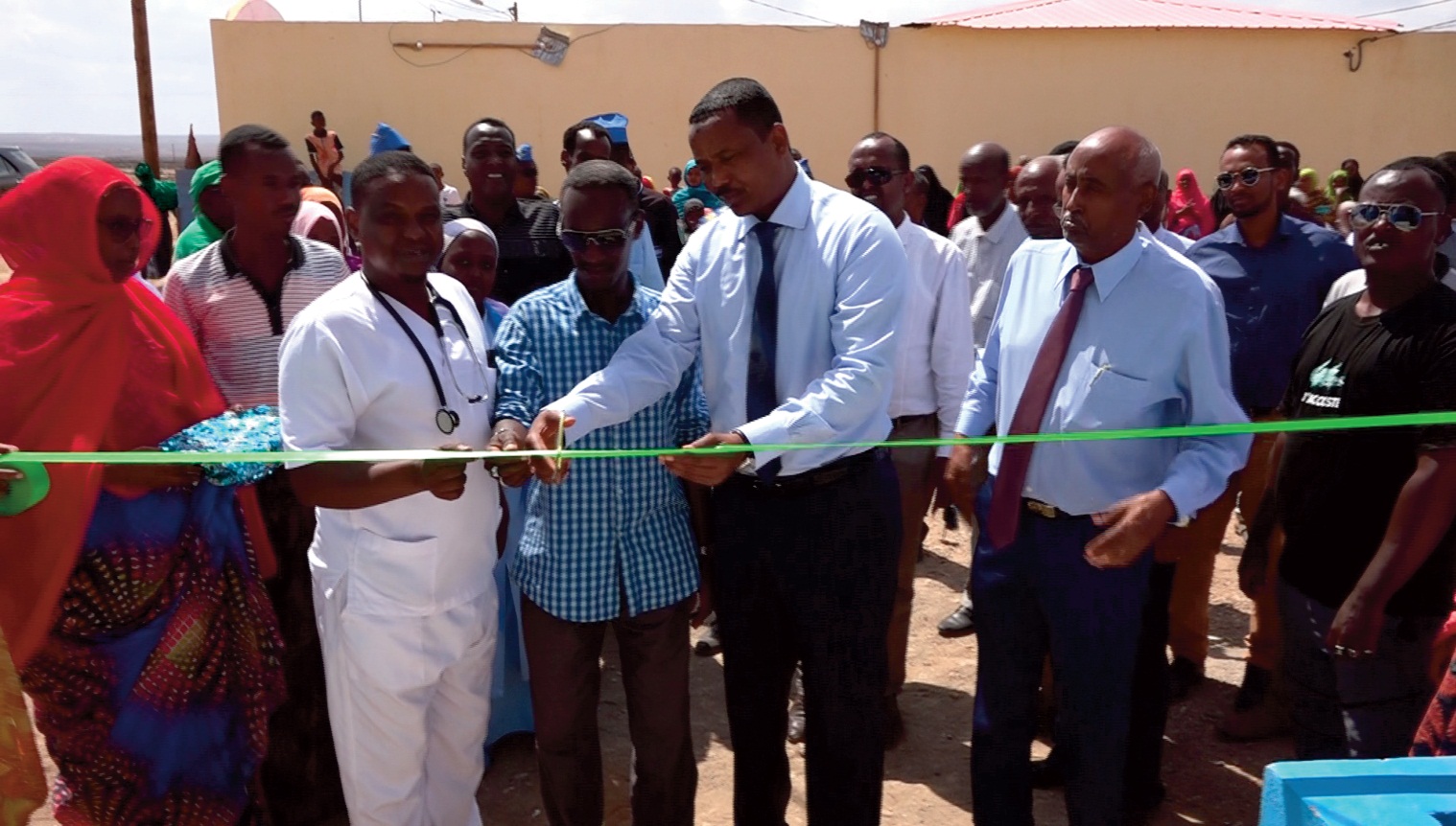 Inauguration du centre de santé communautaire de la cité Nassib