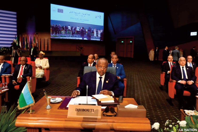 1er Sommet Ligue Arabe-Union Européenne : Le Président Guelleh à Charm El Cheikh