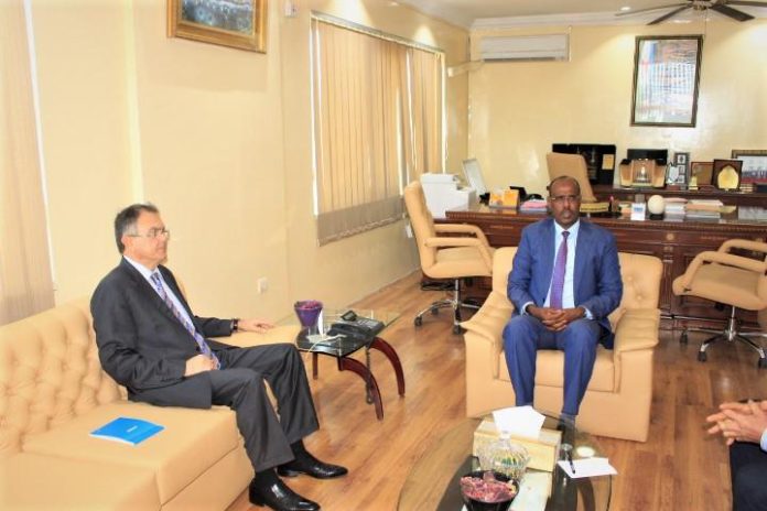 Le nouvel ambassadeur de la Turquie reçu en audience par M. Moumin Hassan Barreh