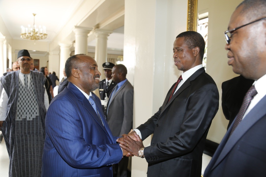 Djibouti / Zambie : L’ambassadeur Yacin Elmi Bouh présente ses lettres de créances  au président Edgar Chagwa Lungu