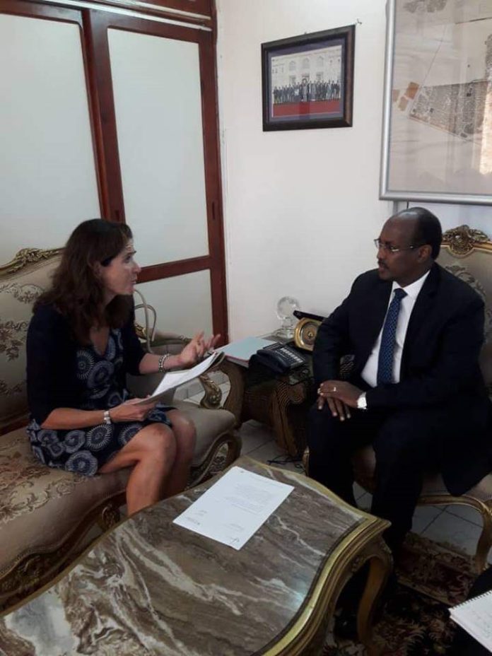 L’ambassadrice Anke Holstein sollicite l’appui des autorités compétentes du MHUE