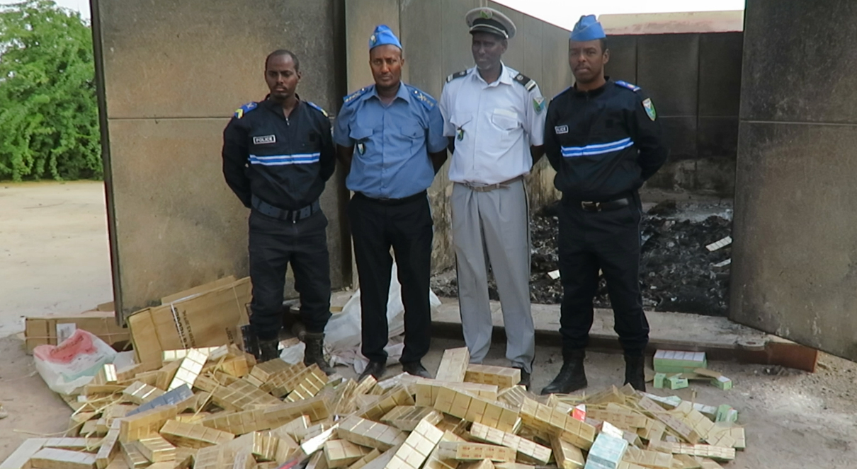 Police nationale /Douanes de Djibouti : Contrebande de cigarettes Tolérance Zéro !