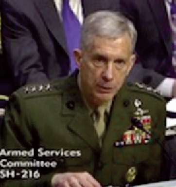 le général Thomas Waldhauser, au Congrès des Etats-Unis