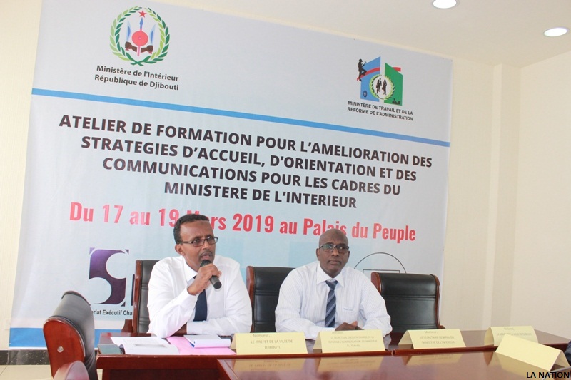 SECRA : Atelier de formation sur la stratégie d’accueil, d’accompagnement et d’orientation des usagers de l’administration publique