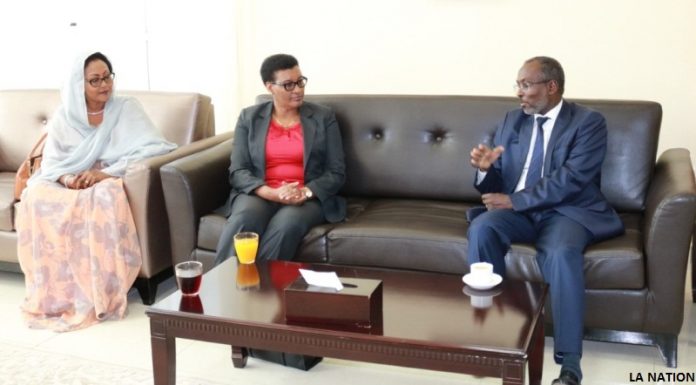 Donatille Mukabalisa à Djibouti