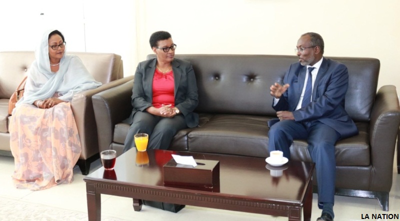 Donatille Mukabalisa à Djibouti