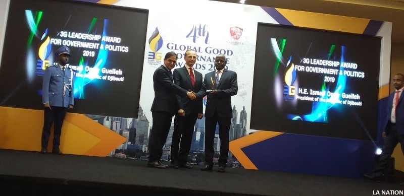 Le Premier ministre a réceptionné à Djakarta le prix de la bonne gouvernance Attribué au Président Guelleh par la Cambridge IFA Institut