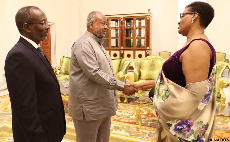 Djibouti : Le Président de la République s’entretient avec Mme Donatille Mukabalisa