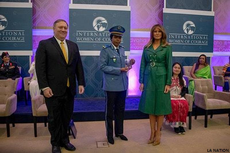 Département d’Etat des Etats-Unis : Prix international des femmes de courage Moumina Houssein Darar primée par la première dame des Etats-Unis