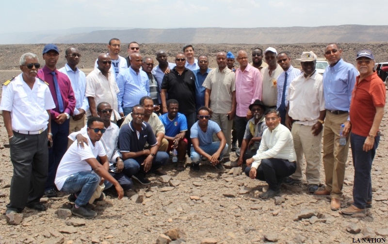Djibouti / Ethiopie : Construction de la route Tadjourah-Balho-Elidar Une délégation mixte visite le chantier