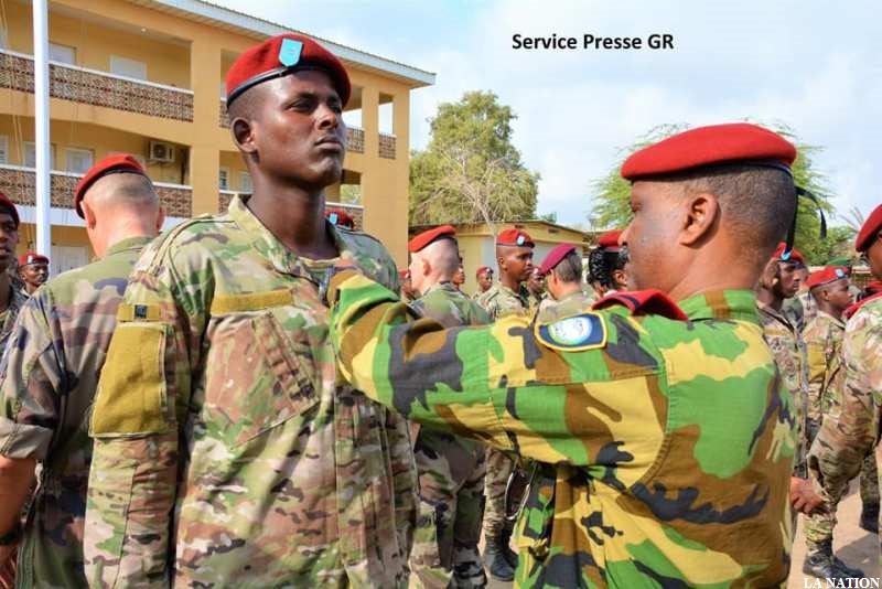 GR/FFDJ : Cérémonie de clôture d’un stage de parachutisme Les fruits d’une coopération de qualité