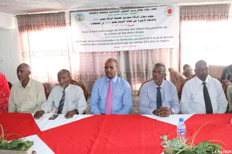 Distribution de la Zakat 2018 et élaboration de la politique culturelle nationale : Moumin Hassan Barreh se rend à Arta et dans les régions du Nord