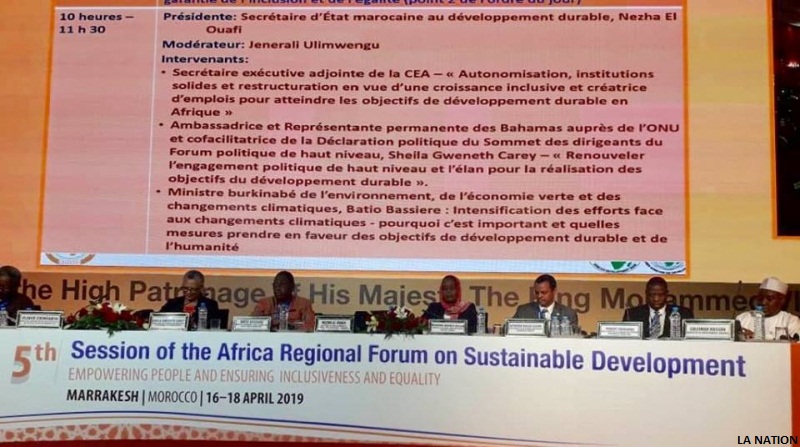 5ième édition du Forum régional africain sur le développement durable au Maroc : Moumina Houmed Hassan aux assises de Marrakech
