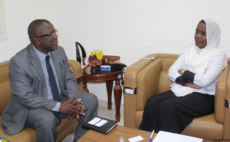 MFF : Le directeur régional du BIT reçu en audience par Mme. Moumina Houmed Hassan