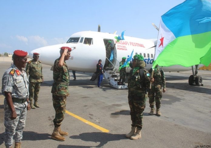 Arriv+®e du premier groupe de soldats du Bataillon Hiil 4 en provenance de Jajalqsi (1)