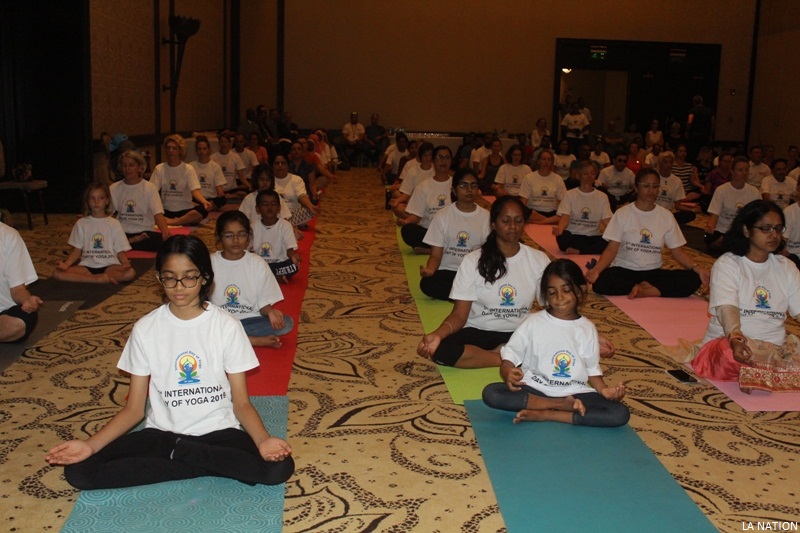 Célébration de la journée internationale du Yoga à Djibouti