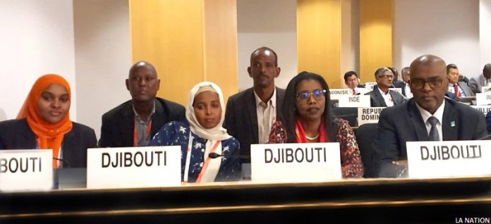 Isman Ibrahim Robleh et les partenairessociaux aux assises de Genève (3)