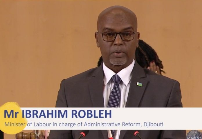 Isman Ibrahim Robleh, ministre du Travail, chargé de la Réforme de l’administration