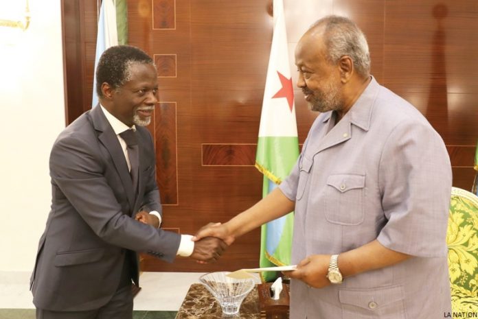 Le Président Guelleh accorde une audience au nouveau représentant du Secrétaire général des Nations Unies pour l’Afrique de l’Est