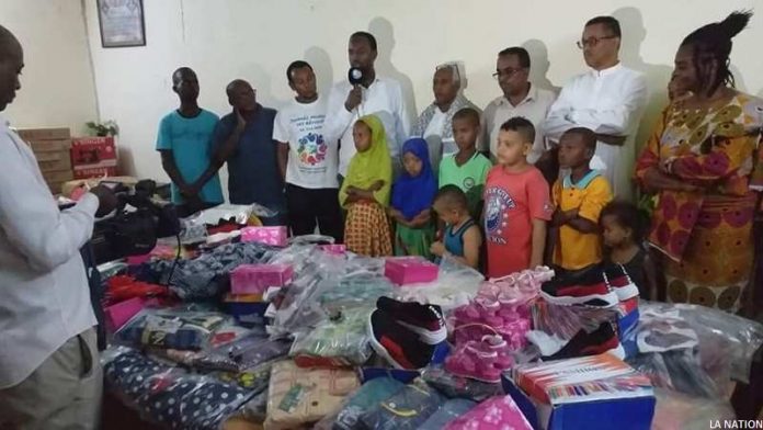 L’ONARS offre des vêtements neufs à 300 enfants réfugiés