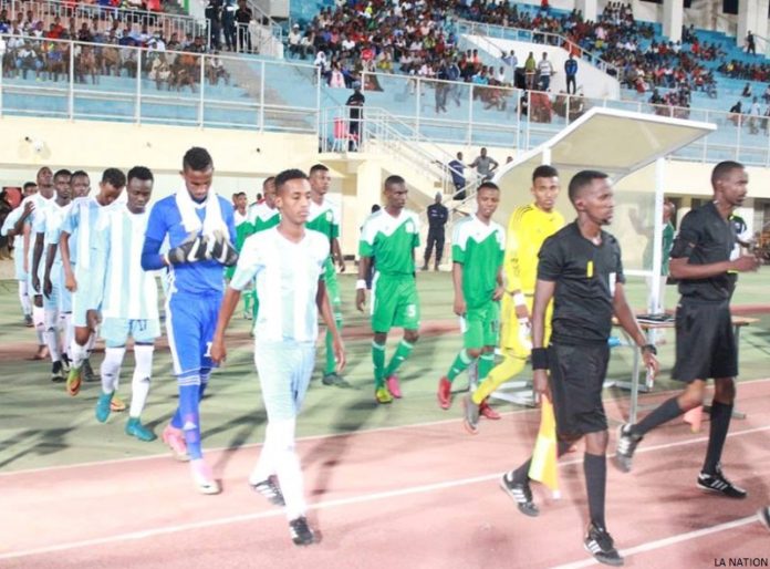 Match amical U20 au stade Hassan Gouled (1)