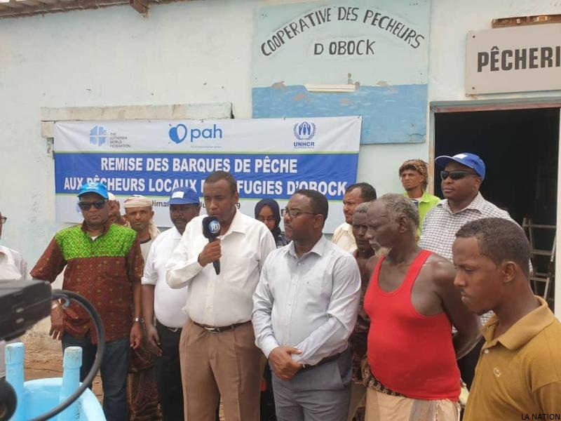 Intégration des réfugiés : Des embarcations de pêche offertes aux réfugiés du camp de Markazi