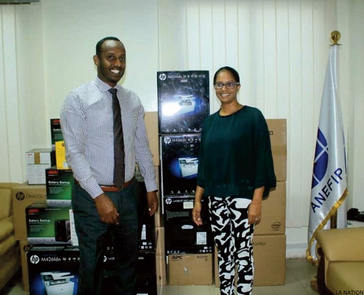 MTRA/OIM/ANEFIP : Don de matériels informatiques à l’ANEFIP