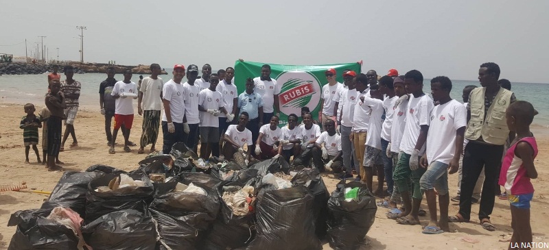 Opération plage propre à Obock