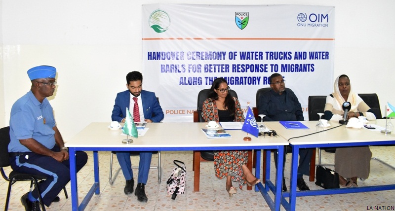 Royaume d’Arabie Saoudite /Ministère de l'Intérieur /OIM : Remise de camions-citernes et des citernes d’eau destinés aux migrants