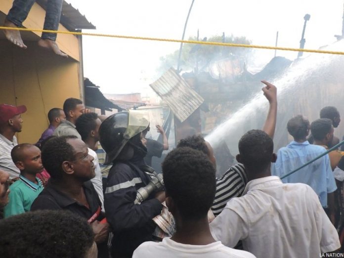 Un incendie ravage plusieurs maisons au 4ème arrondissement (2)