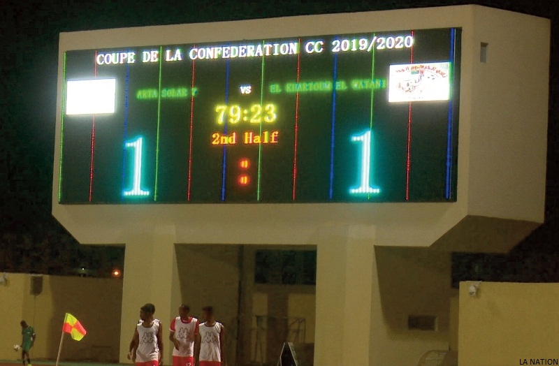 Coupe de la CAF : Arta Solar7 tient tête à l'équipe soudanaise El Khartoum El Watani