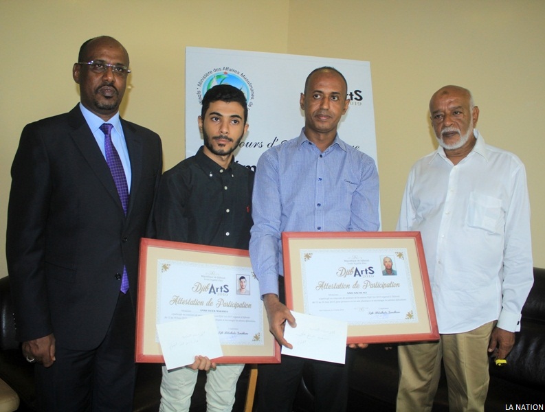 Deux lauréats remportent le prix Djib Arts 2019