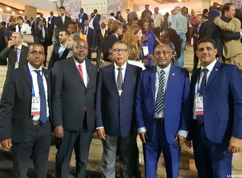Hassan Mohamed Kamil assiste à la cérémonie d'ouverture de la 12ème édition des jeux africains à Rabat