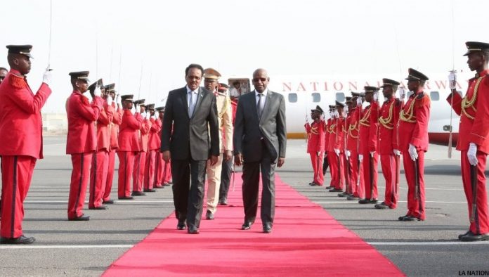 Le Président somalien en visite de travail de 48 heures à Djibouti
