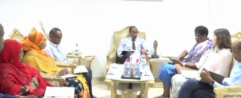 Prise de contact de la nouvelle représentante d'Unicef Djibouti avec le ministre de la santé