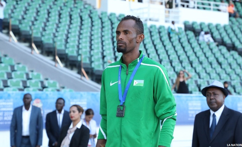 Ayanleh Souleiman remporte la médaille d’argent aux 1500m des jeux africains de Rabat