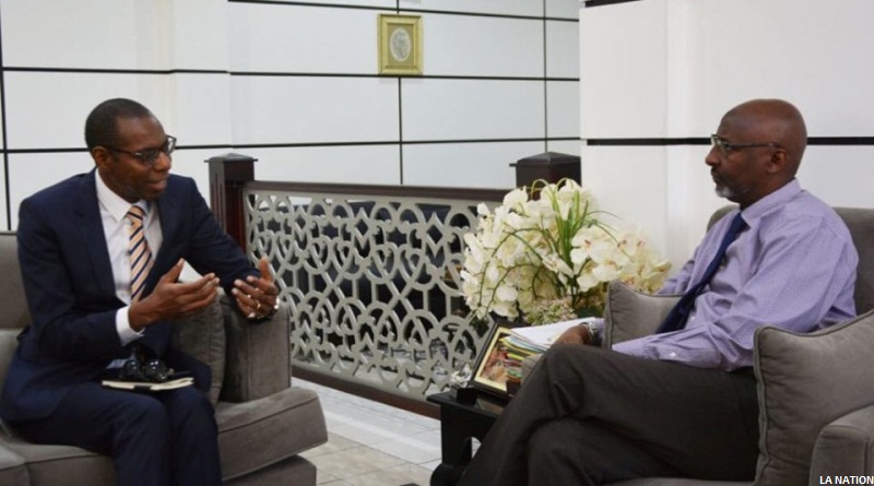 Entrevue entre le ministre Moustapha Mohamed Mahmoud et le représentant de la Banque mondiale