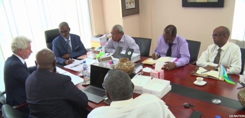 Le ministre du Budget s'entretient avec une délégation de la société Frankolin Development