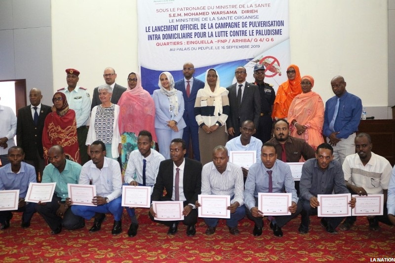 Lutte contre le paludisme : Lancement officiel de la campagne de pulvérisation intra-domiciliaire