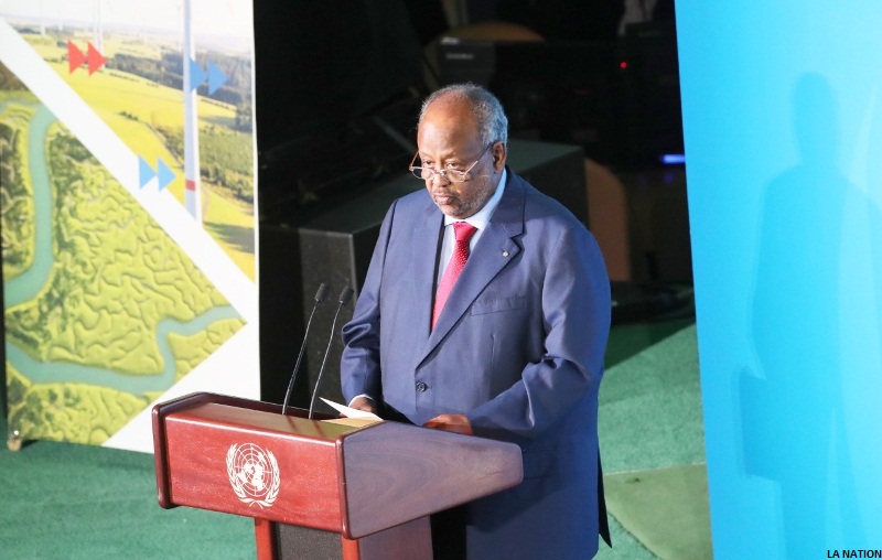 Sommet mondial sur le climat : « Djibouti respecte d’ores et déjà ses engagements  du scenario inconditionnel et a mis en œuvre  plusieurs projets qui ont permis de réduire les émissions de CO2 et de renforcer la résilience du pays » Ismaïl Omar Guelleh, Président de la République de Djibouti