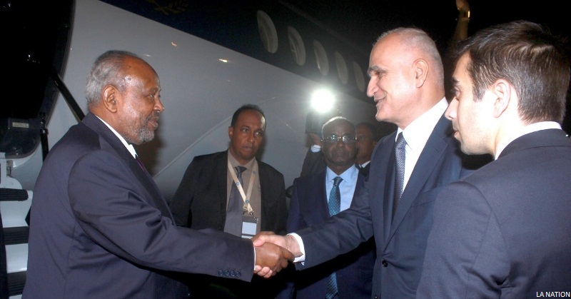 Reportage : Arrivée du Président Guelleh à Baku