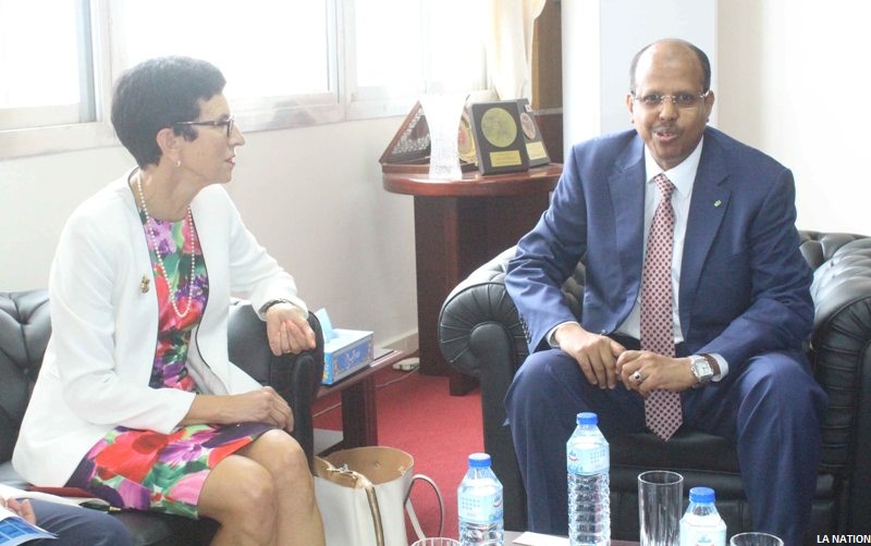 Entrevue entre Mahmoud Ali Youssouf et Ursula Mueller : Le chef de la diplomatie plaide la cause de Djibouti