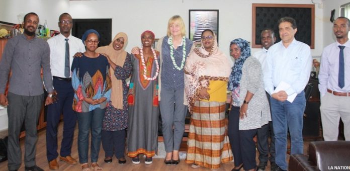 Entrevue entre la ministre Mouna Osman Aden et la directrice régionale