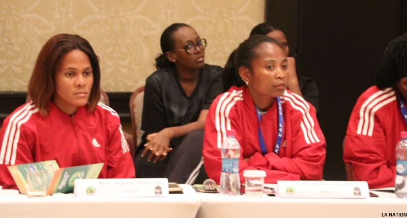 Stage de renforcement de capacité et de mise à niveau des arbitres d’élite « A » Dames d’Afrique : La crème des arbitres africaines en formation à Djibouti