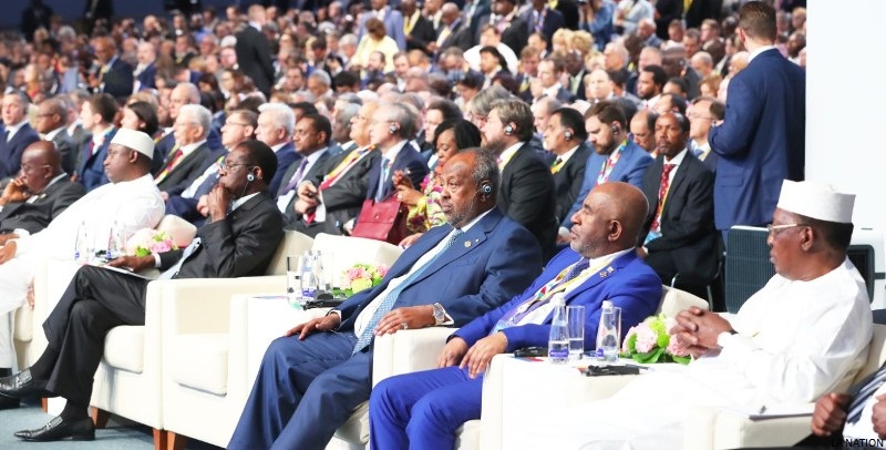 Le chef de l’Etat à Sotchi, où s’est ouvert le Forum économique Russie-Afrique