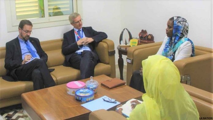Le nouvel ambassadeur de l’UE reçu en audience par Moumina Houmed Hassan